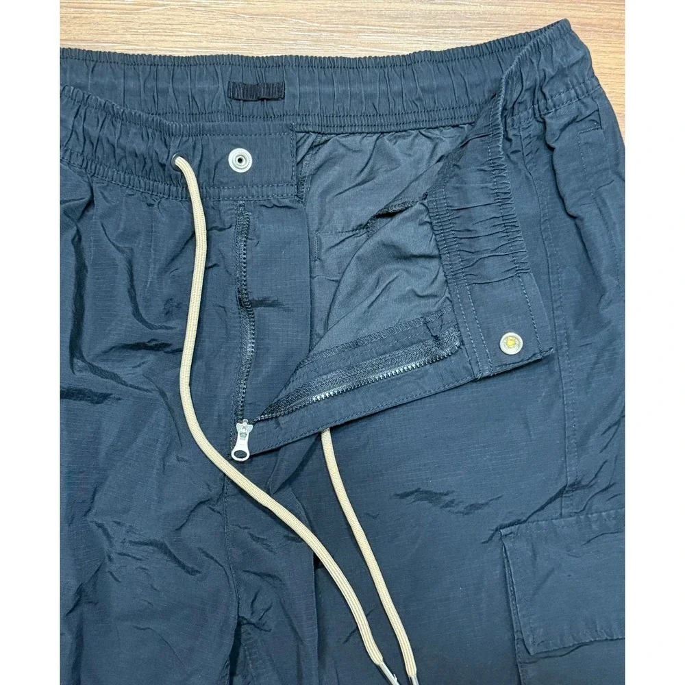 Nike Air Jordan Flight Heritage Cargo Pants Mens Black Hemp (DC7450-010) Sz Xl